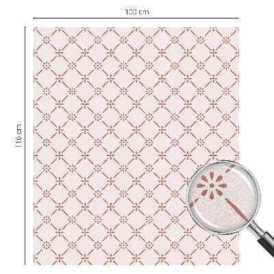 Film fenêtre décoratif occultant vitrail Motifs floraux