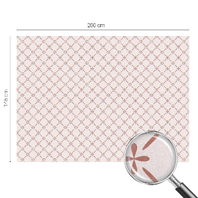 Film fenêtre décoratif occultant vitrail Motifs floraux