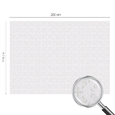 Film occultant fenêtre effet vitrail symétrie des plantes