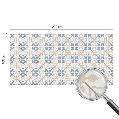 Vitrail autocollant pour fenêtre beauté florale