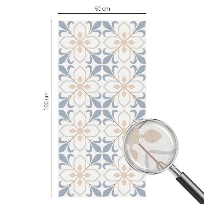 Vitrail autocollant pour fenêtre beauté florale