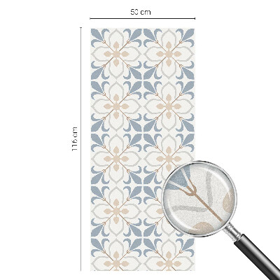 Vitrail autocollant pour fenêtre beauté florale