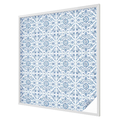 Autocollant pour vitrage ornement floral