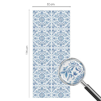 Autocollant pour vitrage ornement floral