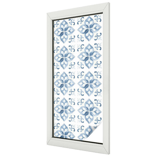 Film occultant fenêtre effet vitrail Élégance classique