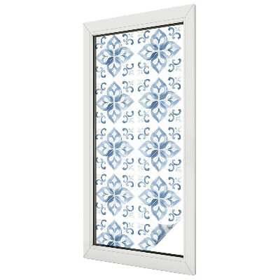 Film occultant fenêtre effet vitrail Élégance classique