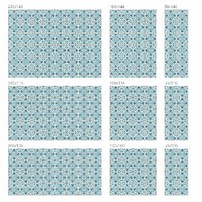 Vitrail autocollant pour fenêtre Carreaux floraux