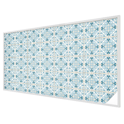 Vitrail autocollant pour fenêtre Carreaux floraux