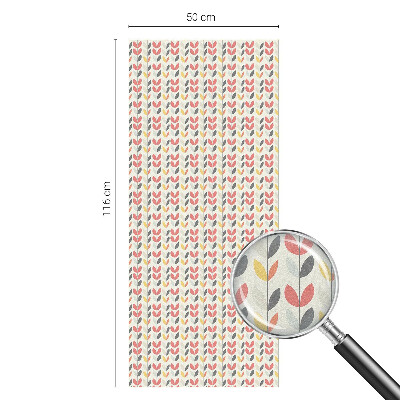Film fenêtre décoratif occultant vitrail Feuilles rétro