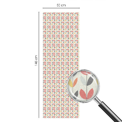 Film fenêtre décoratif occultant vitrail Feuilles rétro