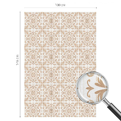 Film occultant fenêtre effet vitrail Ornement classique