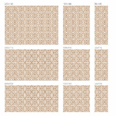 Film occultant fenêtre effet vitrail Ornement classique