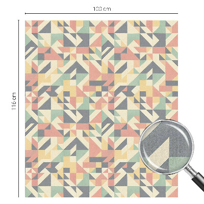 Vitrail autocollant pour fenêtre L'énergie de la géométrie