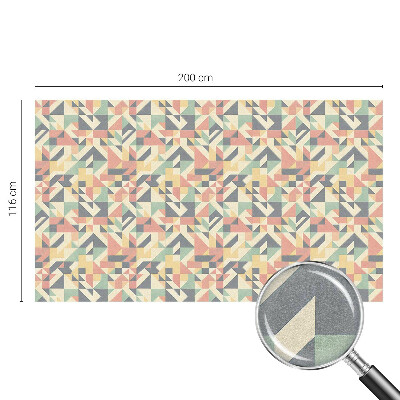 Vitrail autocollant pour fenêtre L'énergie de la géométrie