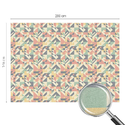 Vitrail autocollant pour fenêtre L'énergie de la géométrie