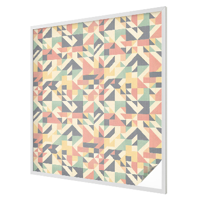 Vitrail autocollant pour fenêtre L'énergie de la géométrie