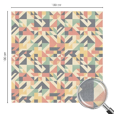 Vitrail autocollant pour fenêtre L'énergie de la géométrie