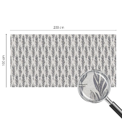 Film fenêtre décoratif occultant vitrail Plumes élégantes