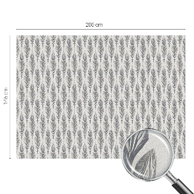 Film fenêtre décoratif occultant vitrail Plumes élégantes