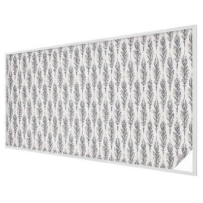 Film fenêtre décoratif occultant vitrail Plumes élégantes