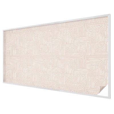 Film occultant fenêtre effet vitrail Motif géométrique