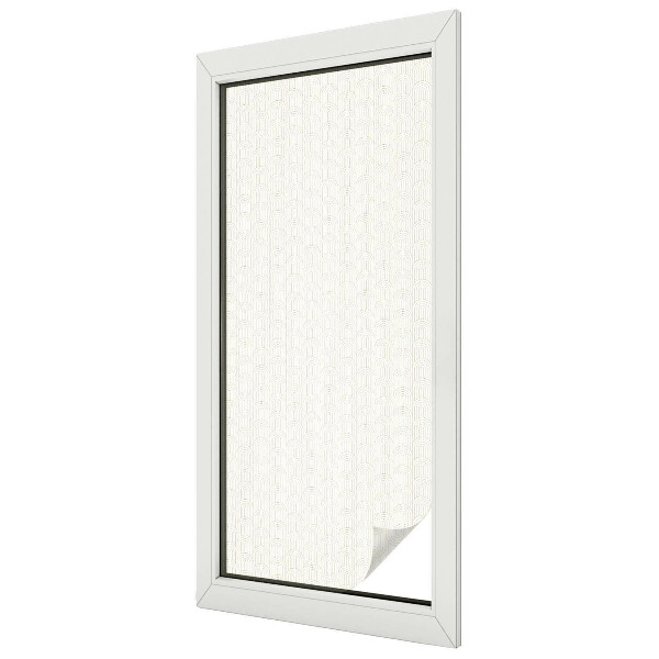 Vitrail autocollant pour fenêtre nœud délicat