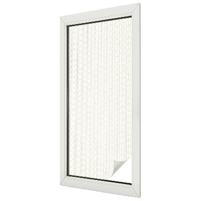 Vitrail autocollant pour fenêtre nœud délicat