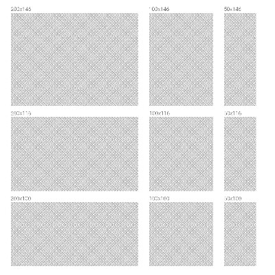 Film occultant pour fenêtre Motif géométrique