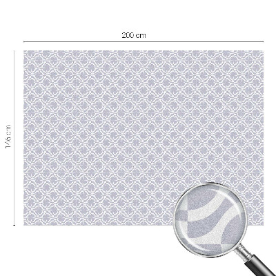 Autocollant pour vitrage Symétrie violette