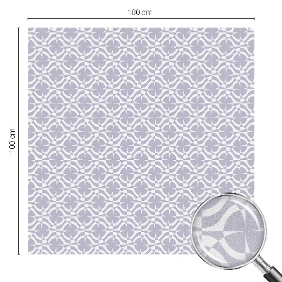 Autocollant pour vitrage Symétrie violette