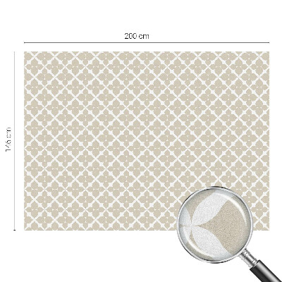 Film occultant fenêtre effet vitrail feuilles géométriques