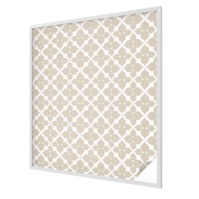 Film occultant fenêtre effet vitrail feuilles géométriques