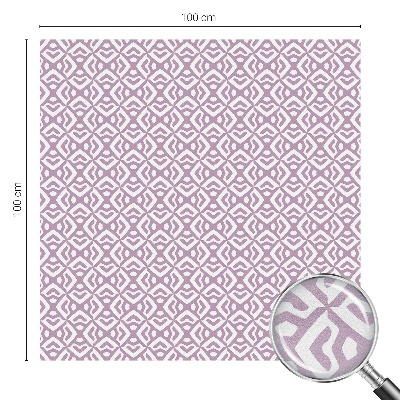 Film fenêtre décoratif occultant vitrail Formes violettes