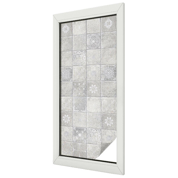 Film occultant fenêtre effet vitrail Céramiques décoratives