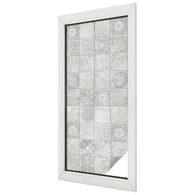 Film occultant fenêtre effet vitrail Céramiques décoratives