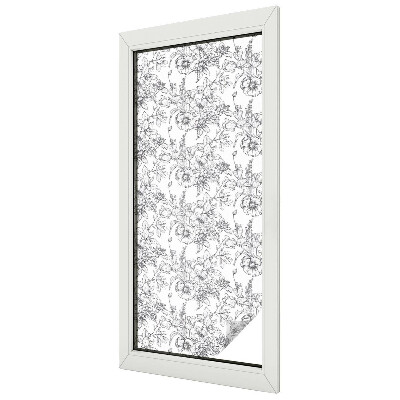 Film occultant pour fenêtre élégance florale