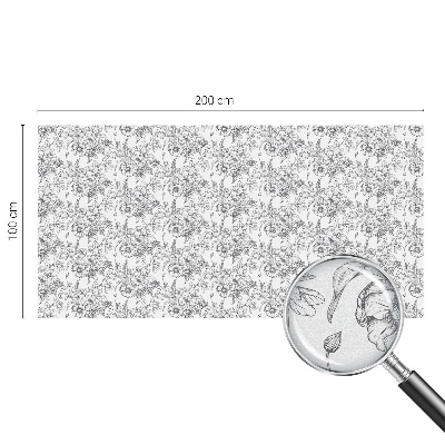 Film occultant pour fenêtre élégance florale