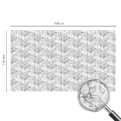 Film occultant pour fenêtre élégance florale