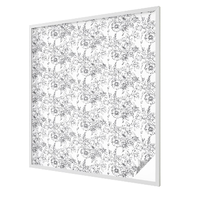 Film occultant pour fenêtre élégance florale