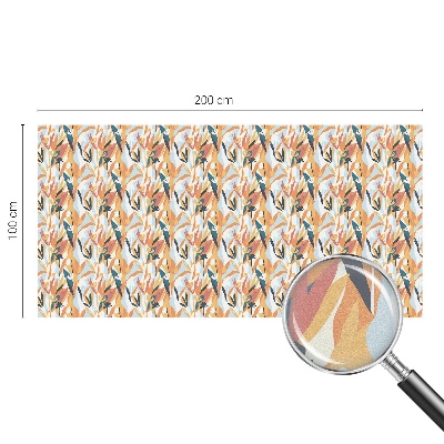 Film fenêtre décoratif occultant vitrail énergie botanique