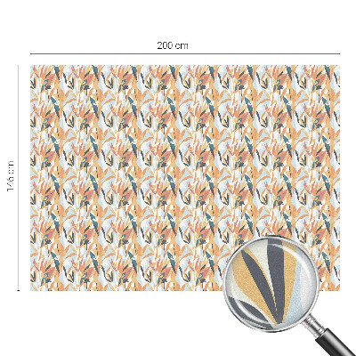 Film fenêtre décoratif occultant vitrail énergie botanique