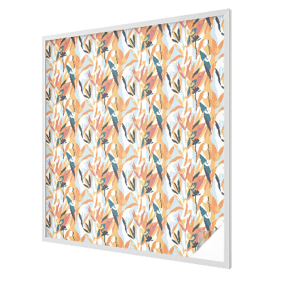 Film fenêtre décoratif occultant vitrail énergie botanique