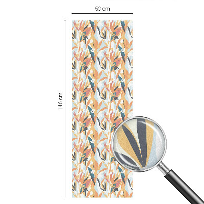 Film fenêtre décoratif occultant vitrail énergie botanique