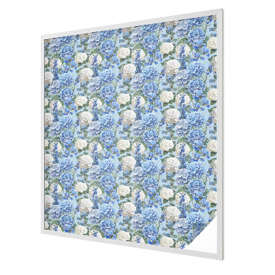 Film occultant fenêtre effet vitrail charme floral