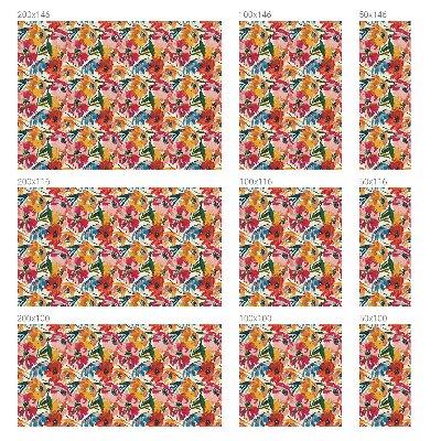 Vitrail autocollant pour fenêtre explosion de fleurs