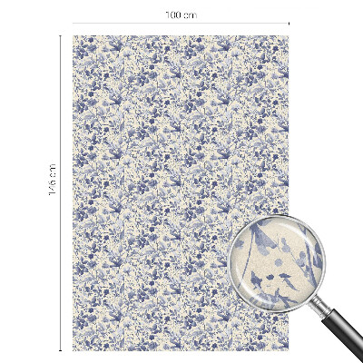 Autocollant pour vitrage symétrie florale