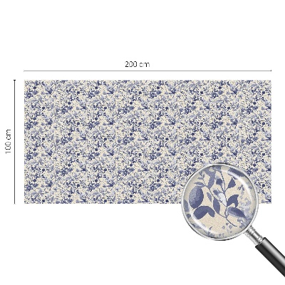 Autocollant pour vitrage symétrie florale