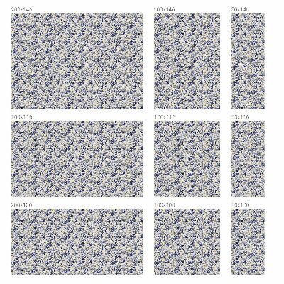 Autocollant pour vitrage symétrie florale