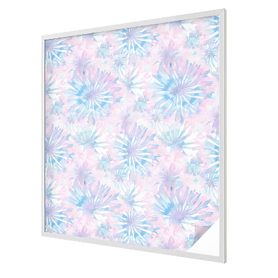 Film occultant pour fenêtre aquarelles florales