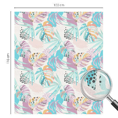 Film occultant pour fenêtre jungle abstraite